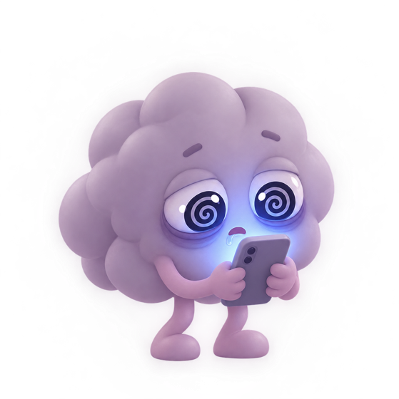 Brain on doomscroll
